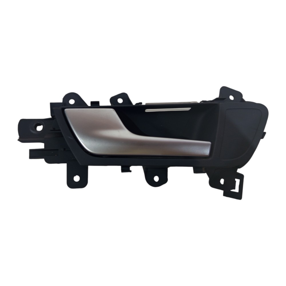 Maçaneta Interna Traseira Audi A4 2010/2011 A 2015 Preto E Prata 1