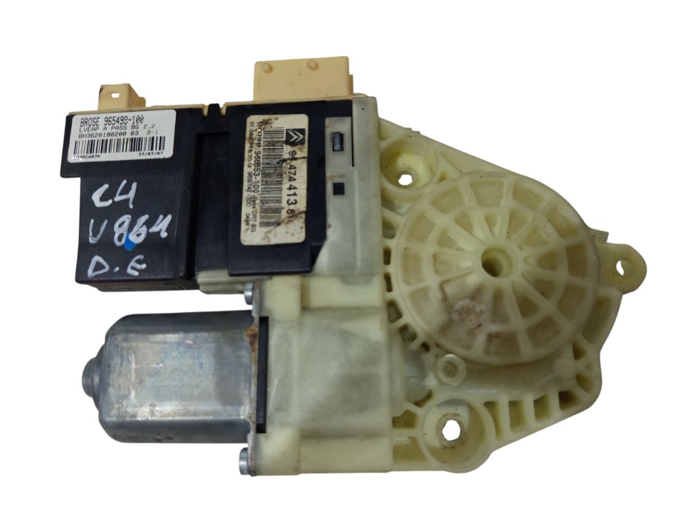 Motor Maquina Vidro Dianteiro Esquerdo C4 Pallas 2007 A 2013 1