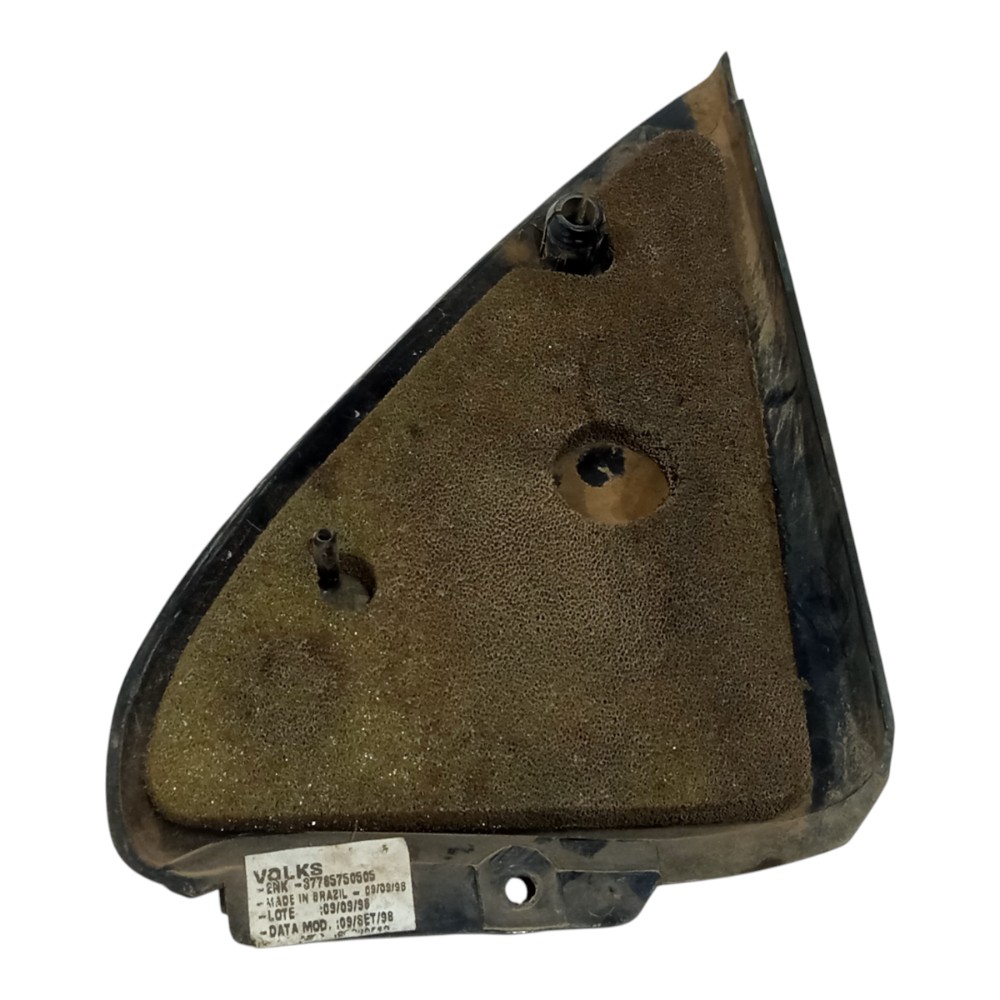 Moldura Interna Retrovisor Esquerdo Vw Gol 1995 A 2004 2005 Preto 7