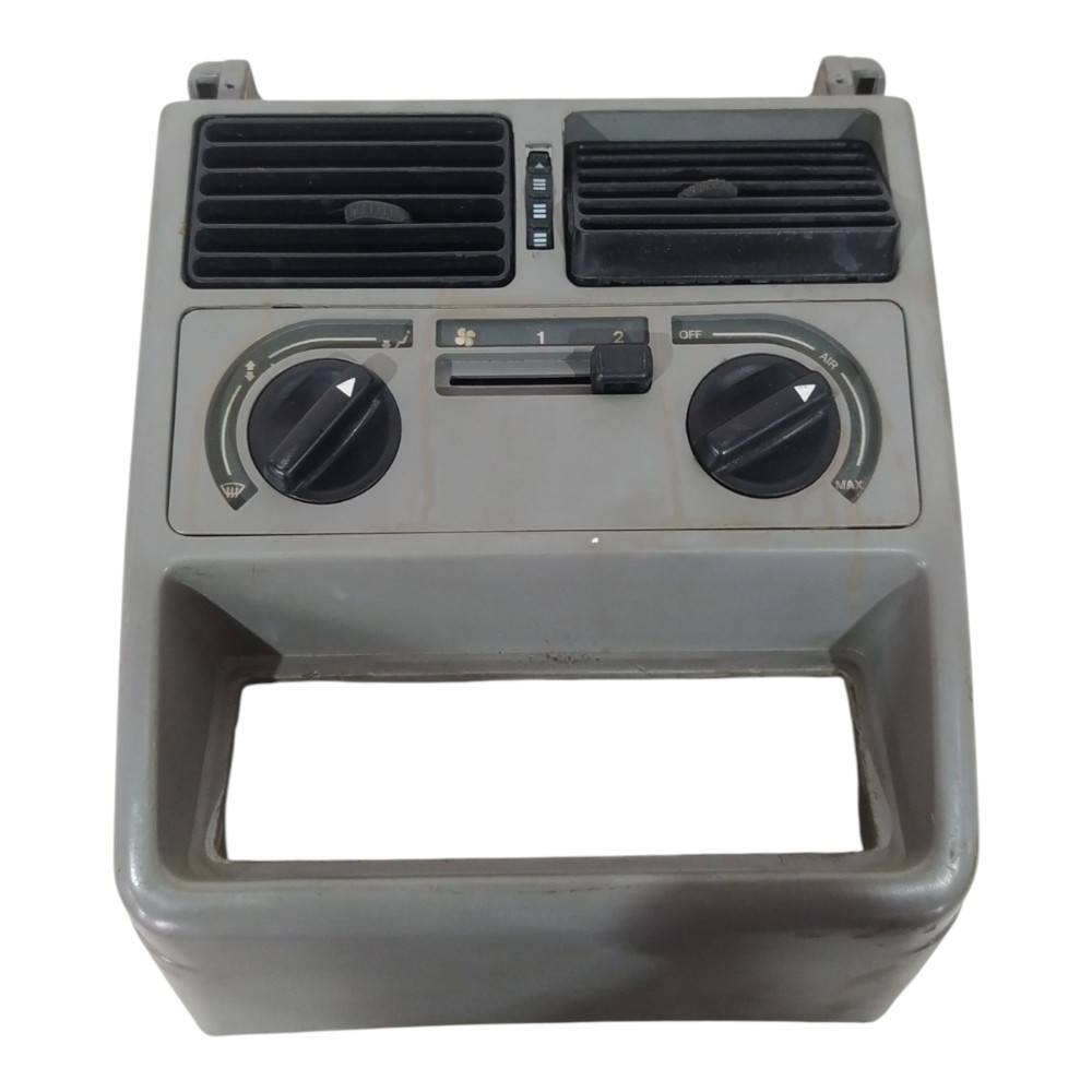 Moldura Painel Central Comando Ar Fiat Uno Mille 2005 Origin 7