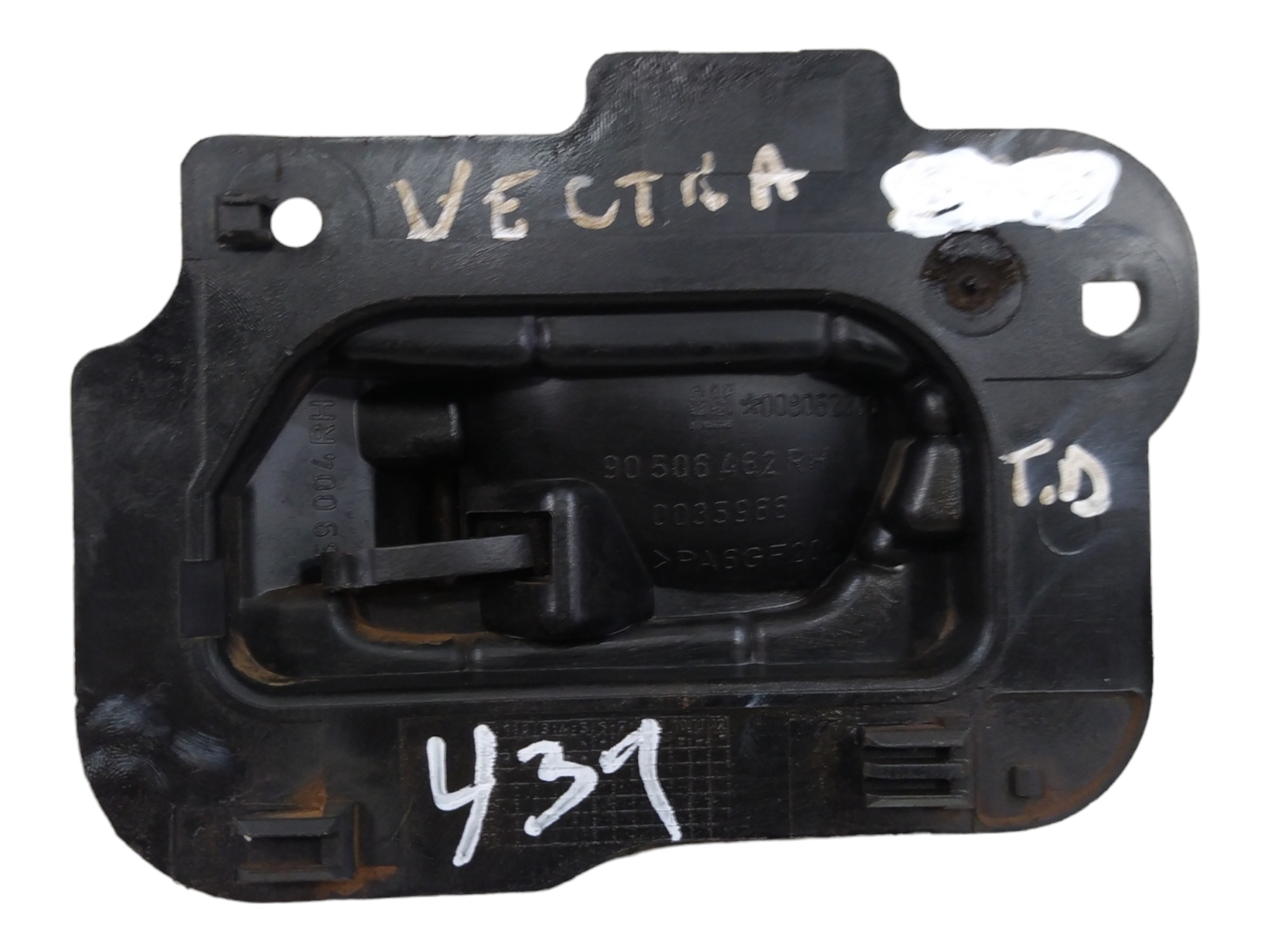 Maçaneta Interna Traseira Direita Gm Vectra 1997 1998 A 2005 3