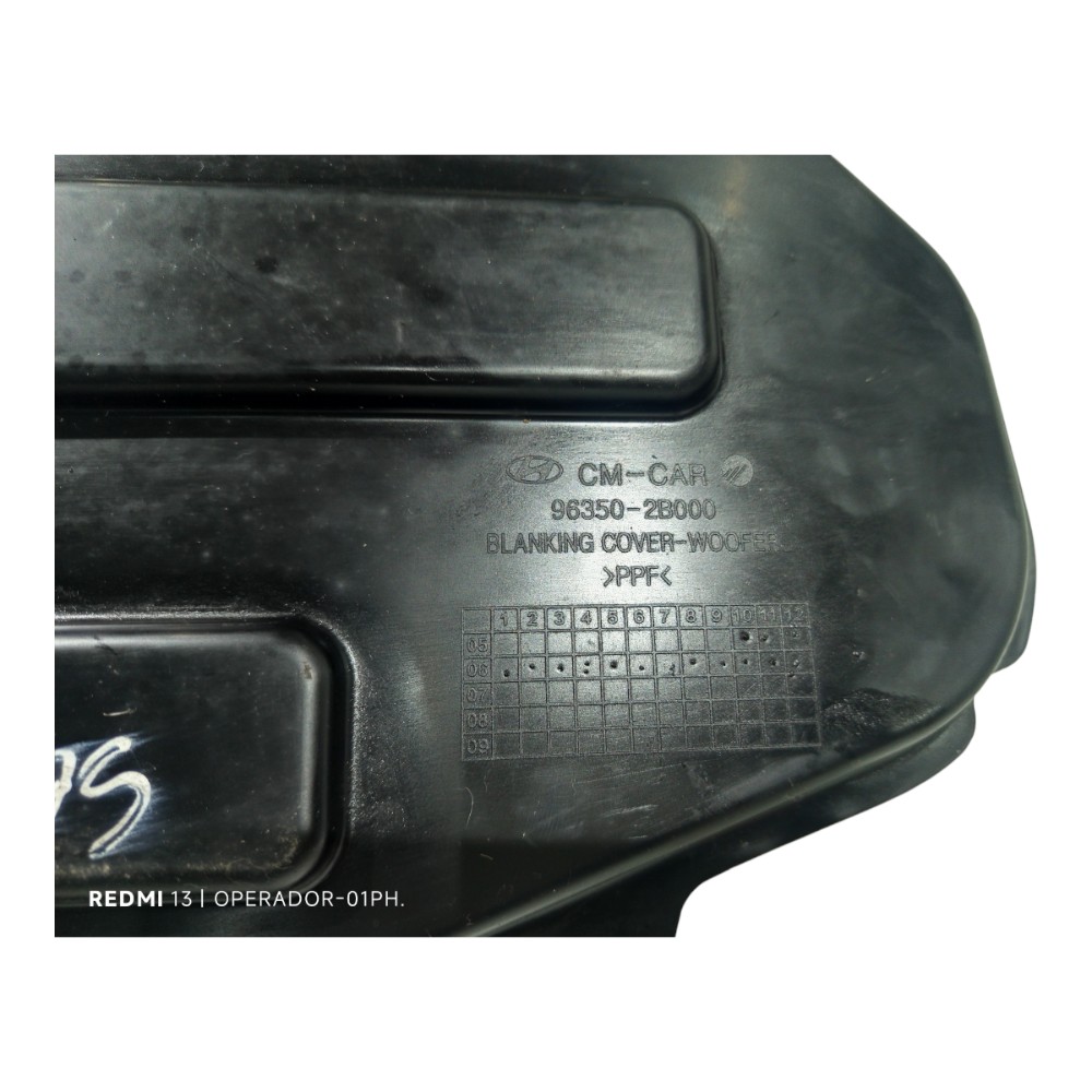 Capa Moldura Motor Hyundai Santa Fé 2.7 2006 2007 08 – 2013 6