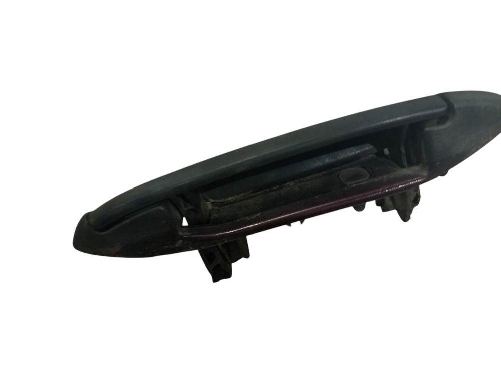 Puxador Externo Traseiro Esquerdo Renault Clio 2000 A 2012 Preto Traseira 5