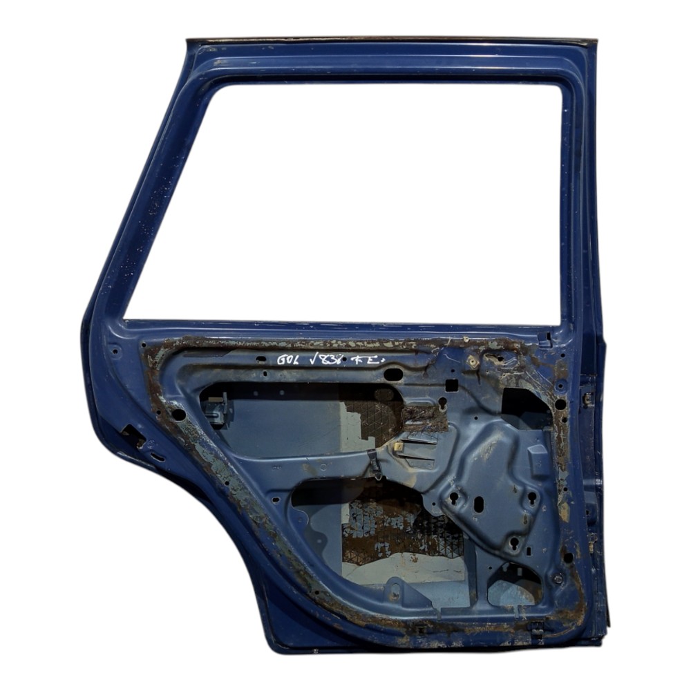 Porta Traseira Esquerd Volkswagen Gol G2 G3 1995 A 2005 Azul Traseira Esquerdo Azul 7