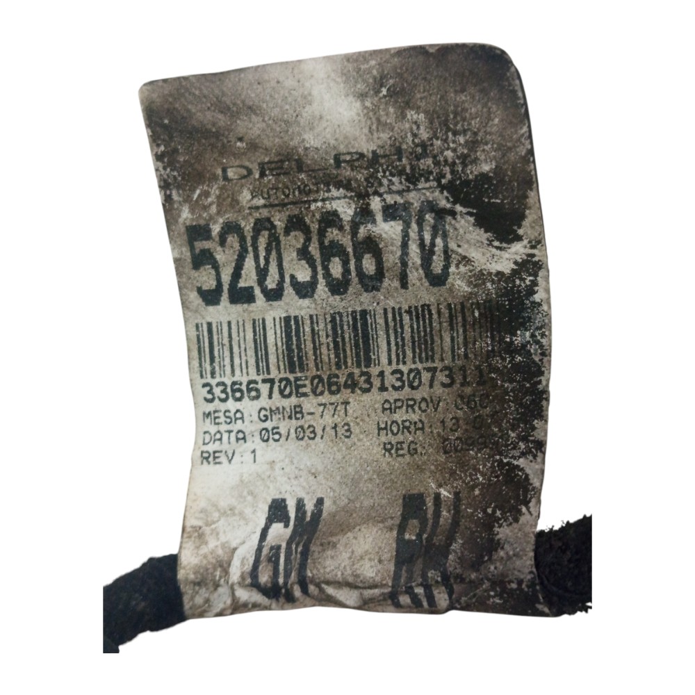 Chicote Porta Traseira Direita Gm Cobalt 2012 A 2020 5