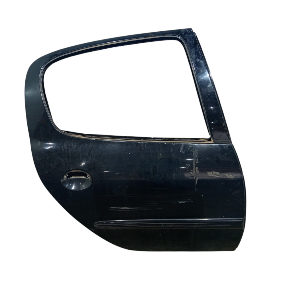 Porta Traseira Direita Peugeot 206 207 2003 A 2008 Traseira Direito Preto 1
