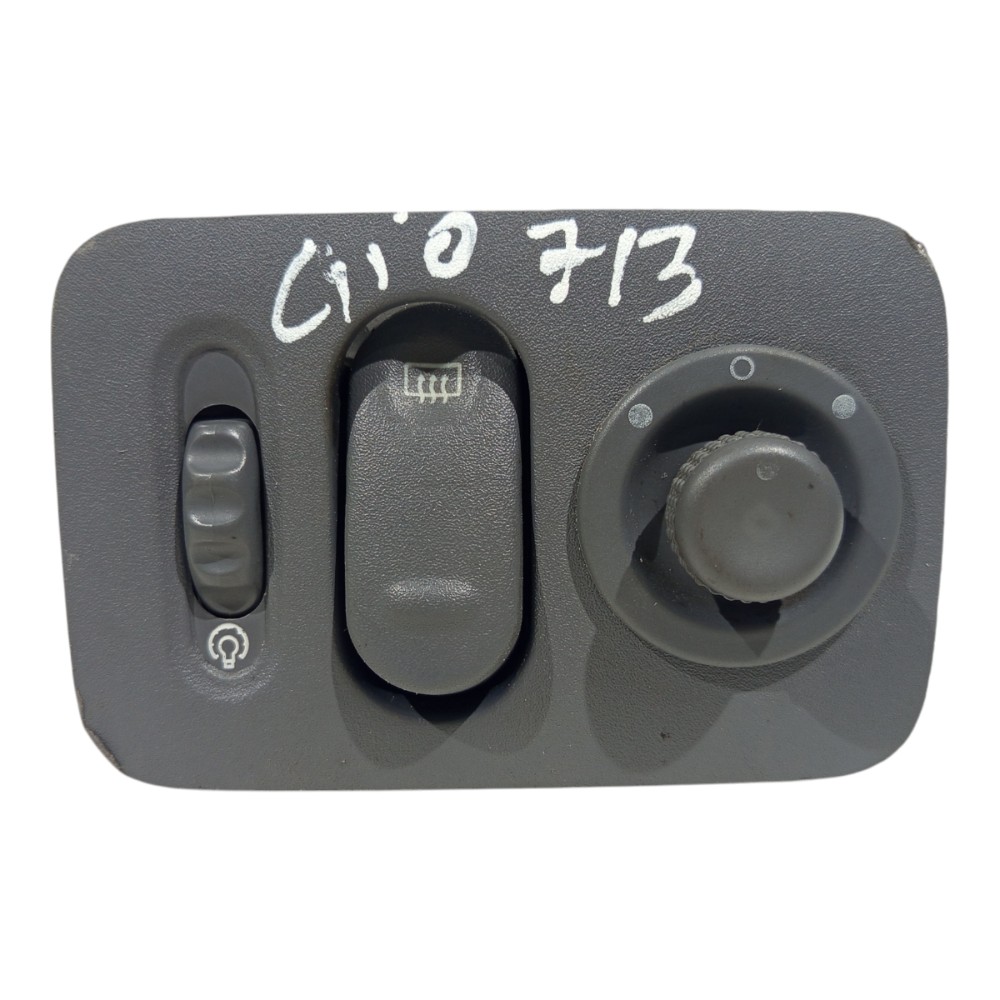 Moldura Botão Reostato Desembaçador Renault Clio 7700431287 2