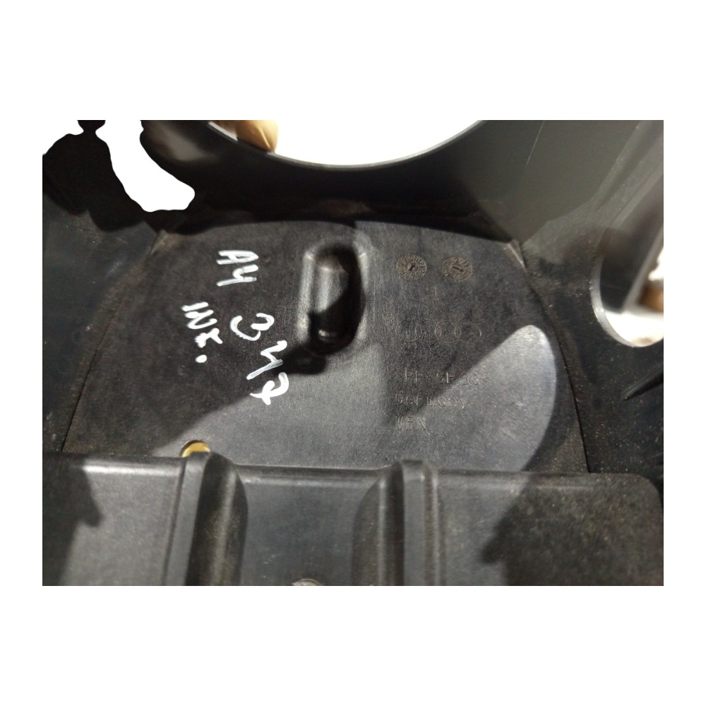 Moldura Chave Seta Direção Inferior Audi A4 2011 2012 A 2015 Preto 7