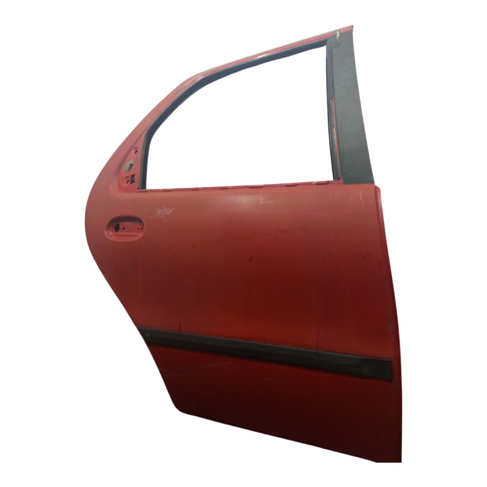 Porta Verrmelho Traseira Direito Fiat Palio 1998 1999 A 2004 Vermelho 1