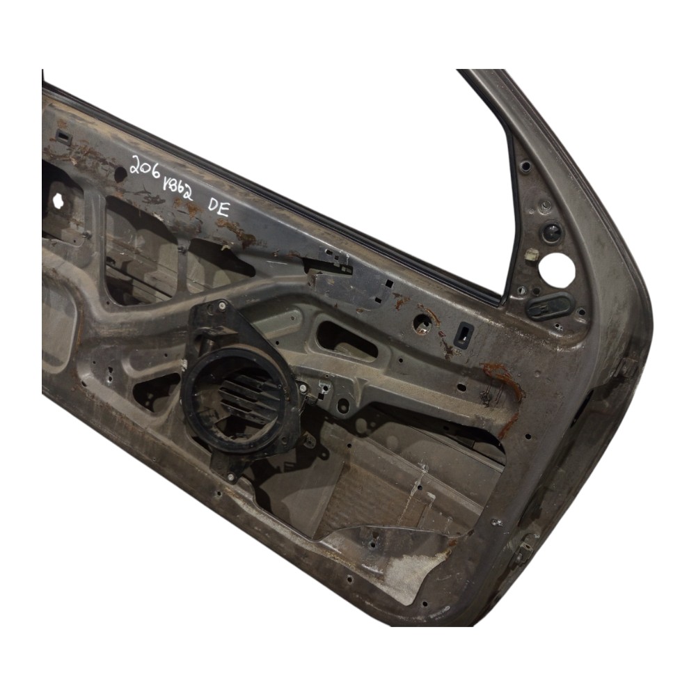 Porta Dianteira Esquerda Peugeot 206 2001 2002 2003 A 2012 Cinza 4