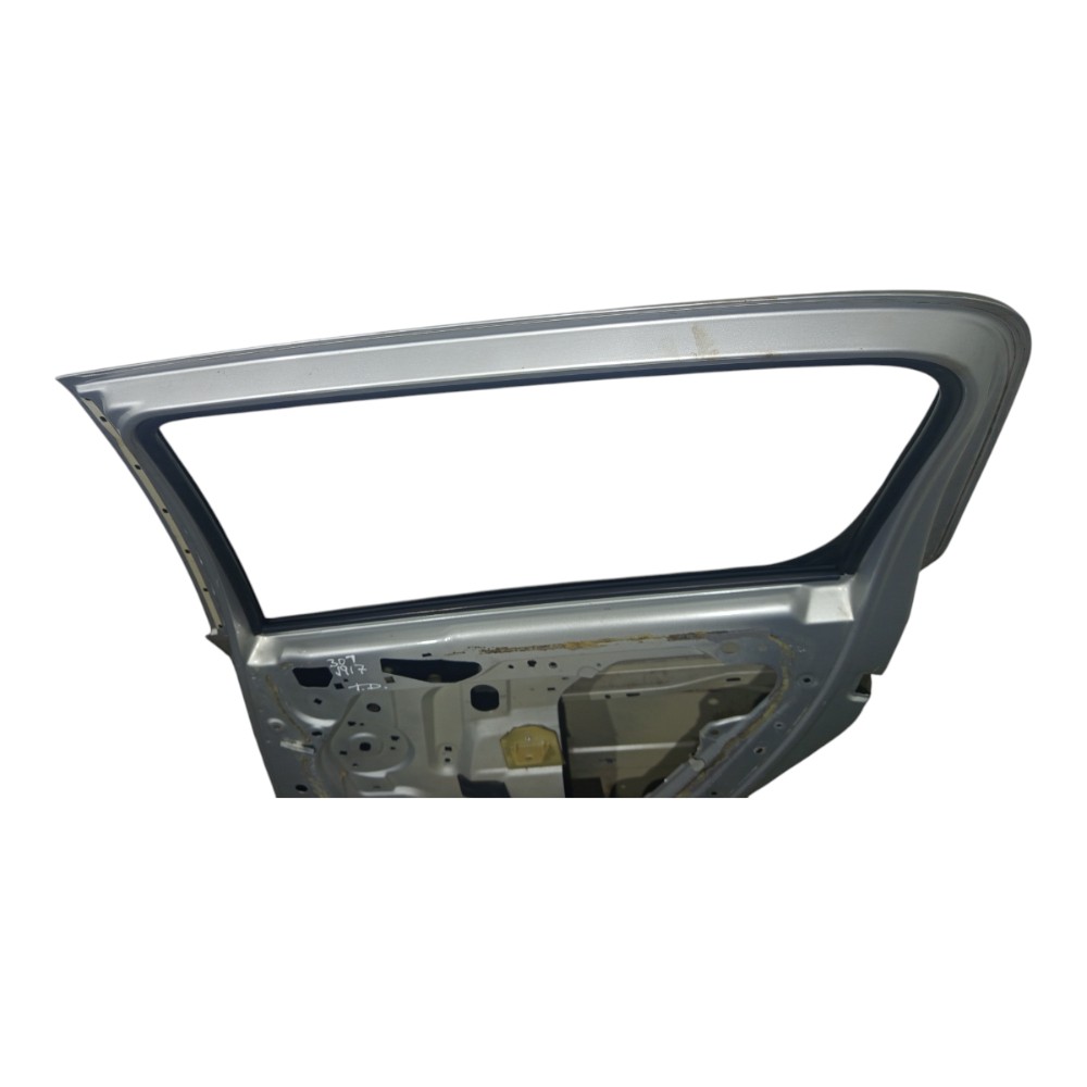 Porta Prata Traseira Direita Peugeot 307 2005 2006 A 2011 Traseira Direito Prateado 4