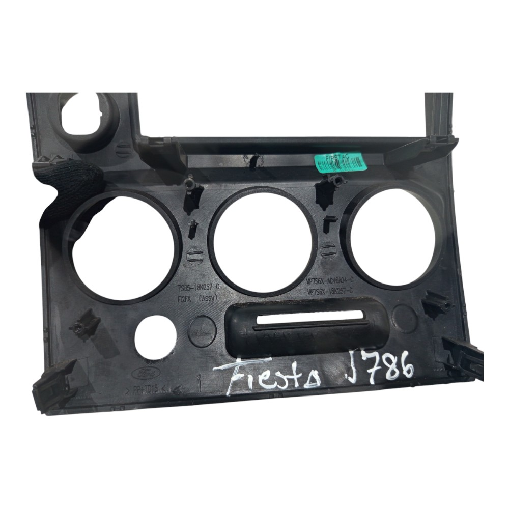 Moldura Painel Comando Ar Ford Fiesta 2003 2004 2005 A 2013 6