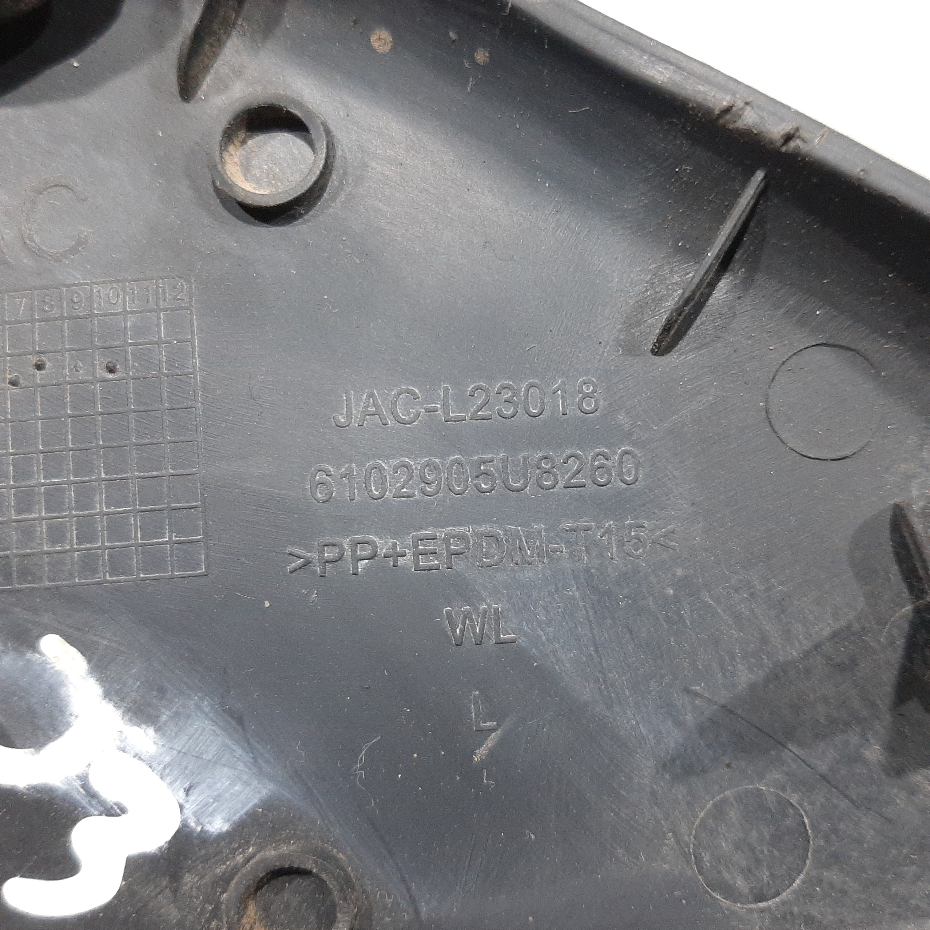 Acabamento Interno Retrovisor Esquerdo Jac J3 2010 A 2015 7