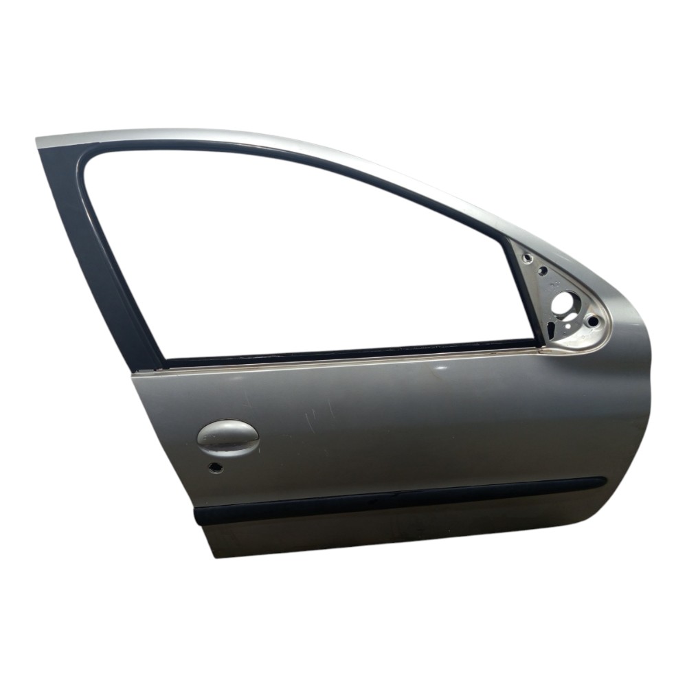 Porta Prata Dianteira Direita Peugeot 206 2001 2002 A 2008 Dianteira Direito Prateado 1