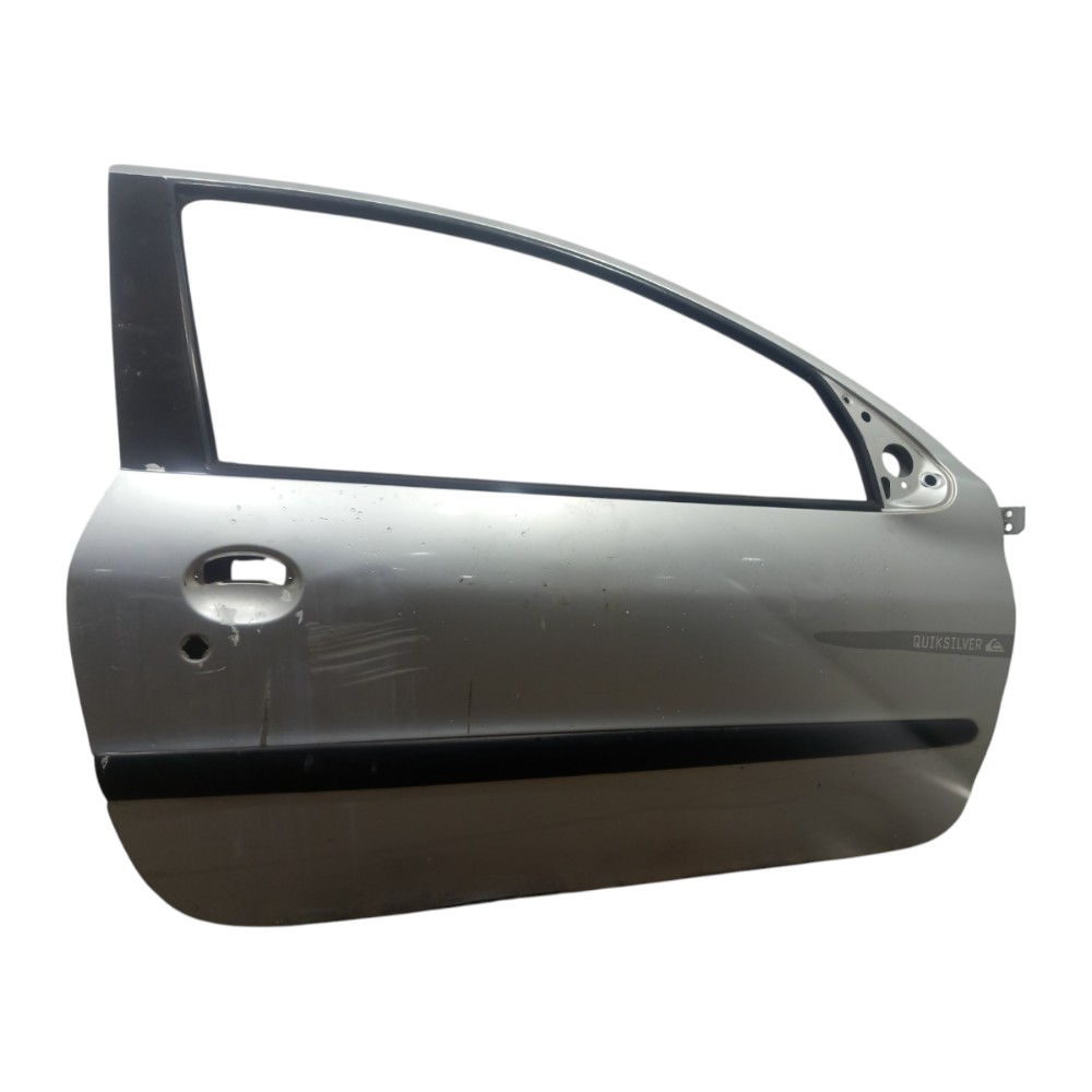 Porta Dianteira Peugeot 206 2005 2006 2007 A 2015 Direito Prateado 4