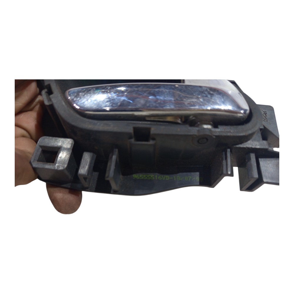 Maçaneta Interna Traseira Dir Citroen C4 Pallas 2008 A 2013 Preto Traseira 7