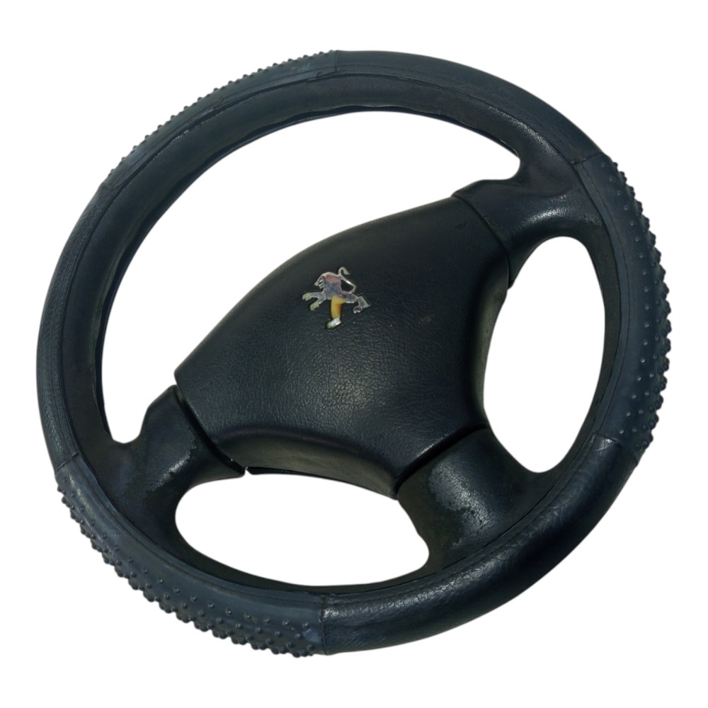 Volante Direção Peugeot 206 2000 2001 2002 2003 2004 A 2008 Preto 1