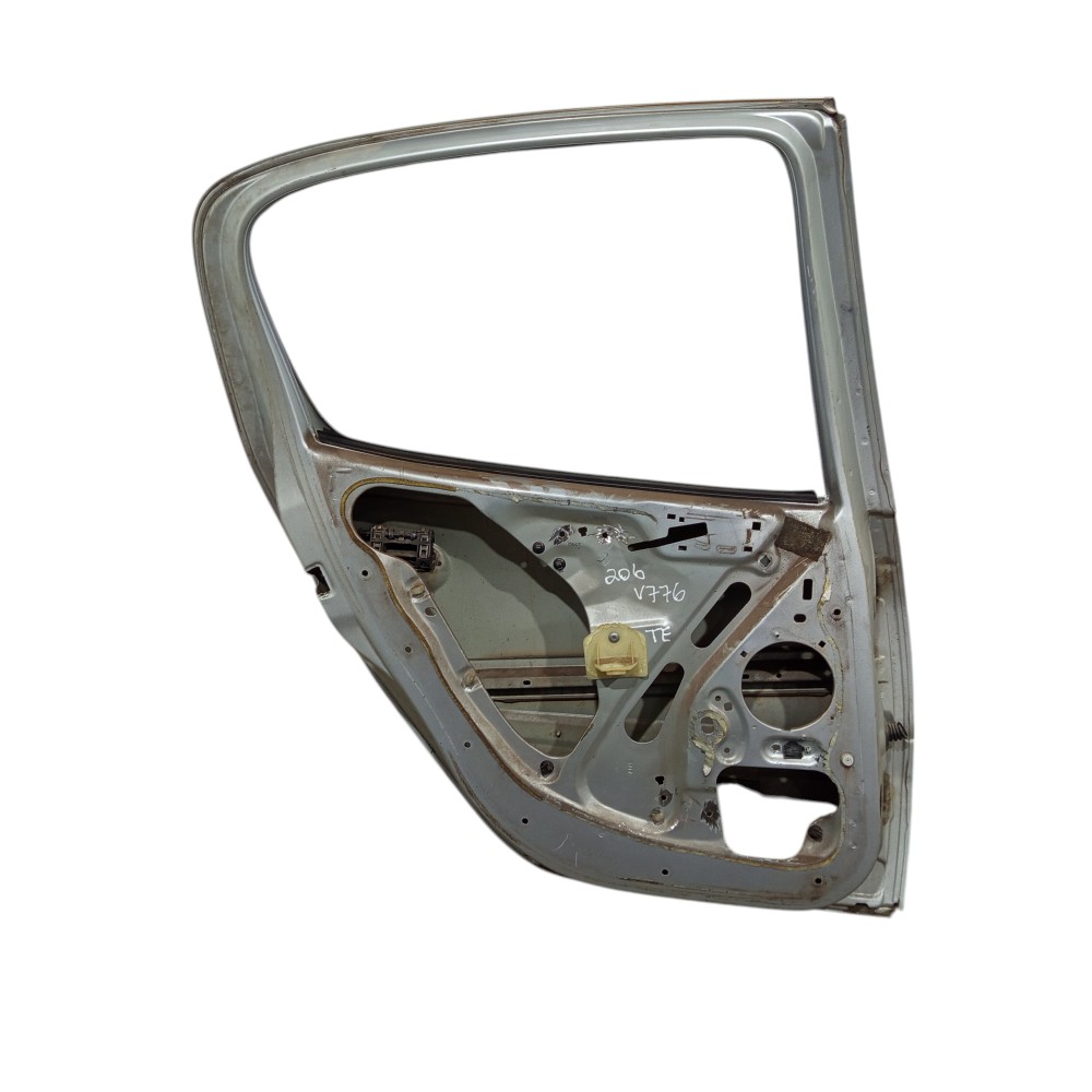 Porta Traseira Esqueda Peugeot 206 2001 2002 2003 A 2006 Traseira Esquerdo Prateado 3
