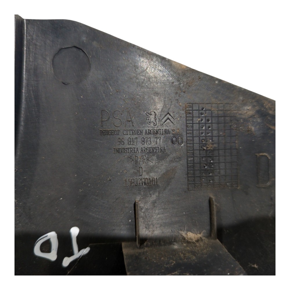 Soleira Acabamento Porta Direi Citroen C4 Pallas 2007 A 2013 Preto 5