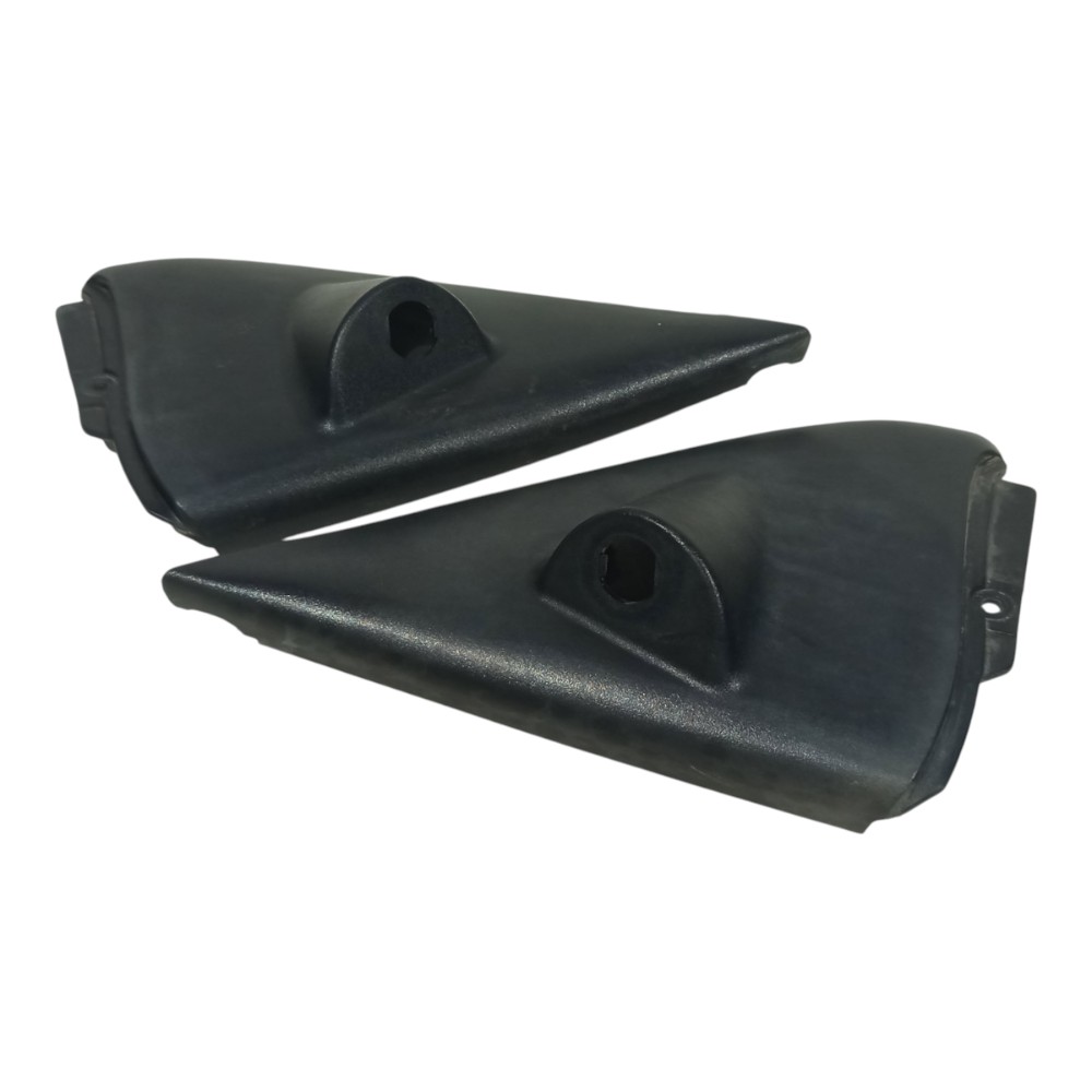 Par Moldura Interna Retrovisor Vw Gol 1995 1996 1997 A 2005 Preto 3