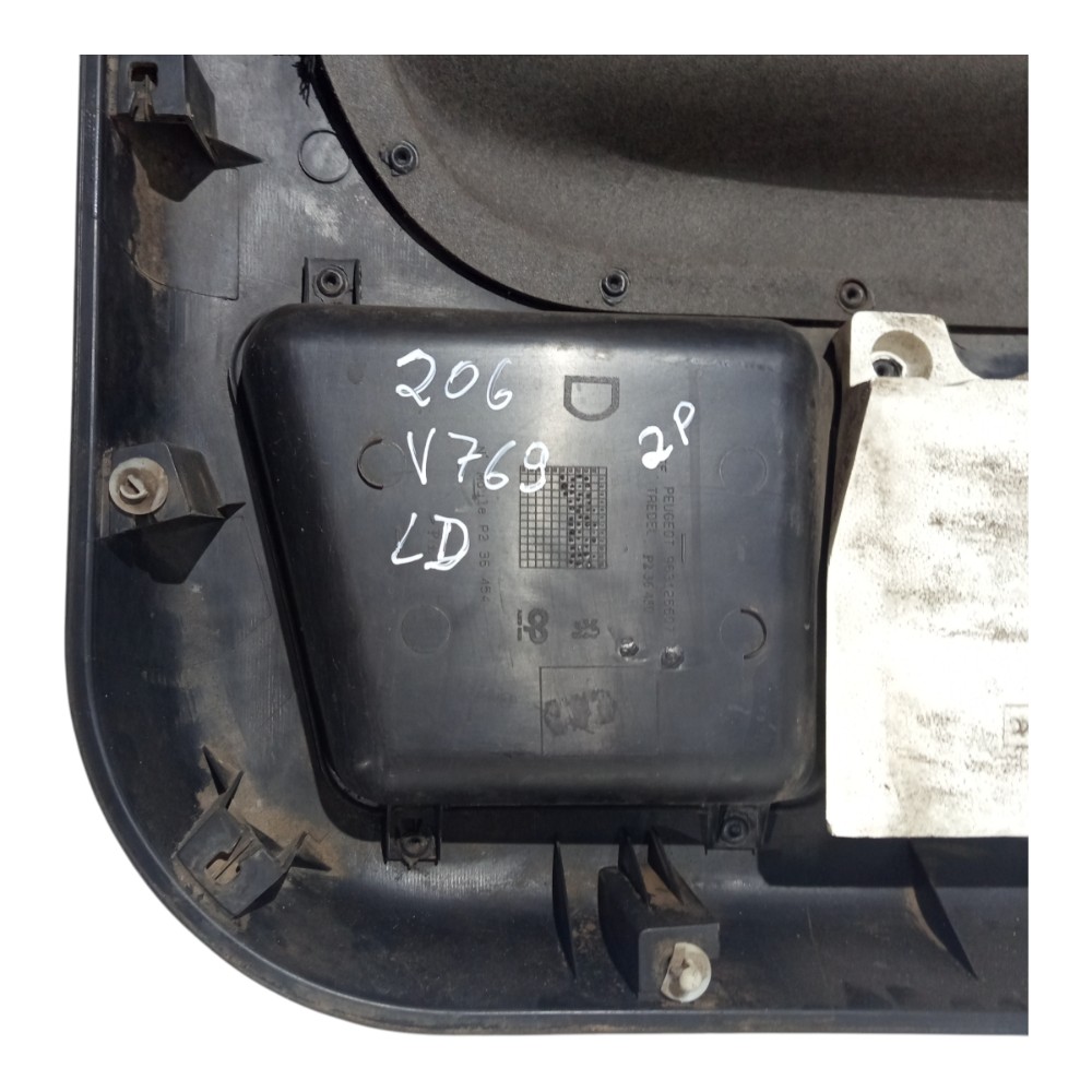 Forro Porta Dianteiro Direito Peugeot 206 1999 2000 A 2010 7
