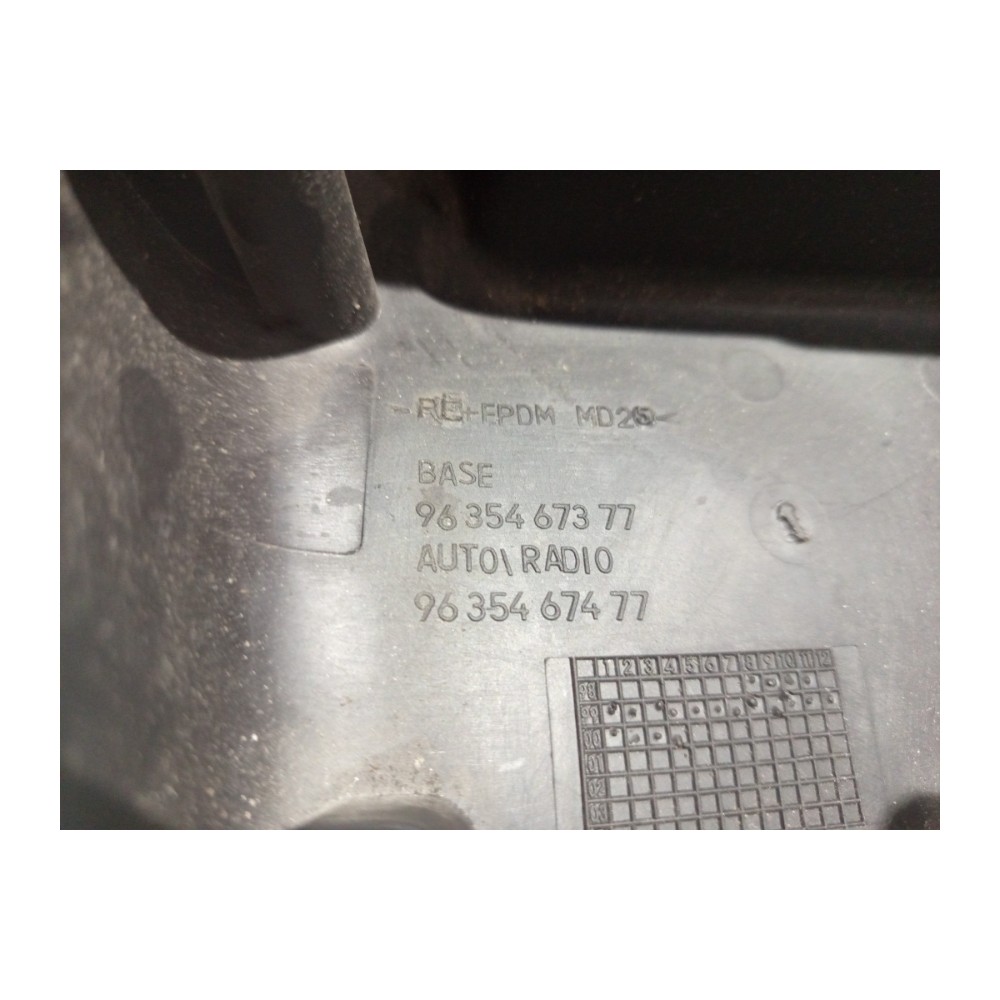Acabamento Moldura Coluna Direção Peugeot 206 2001 A 2011 Preto 5