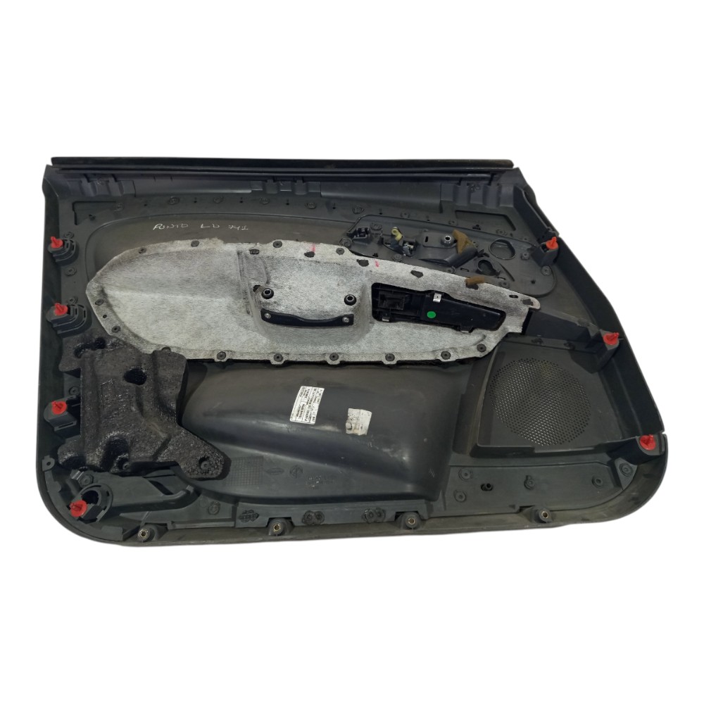 Forro Porta Dianteiro Dir Fiat Punto 2007 A 2017 Detalhes Preto 6