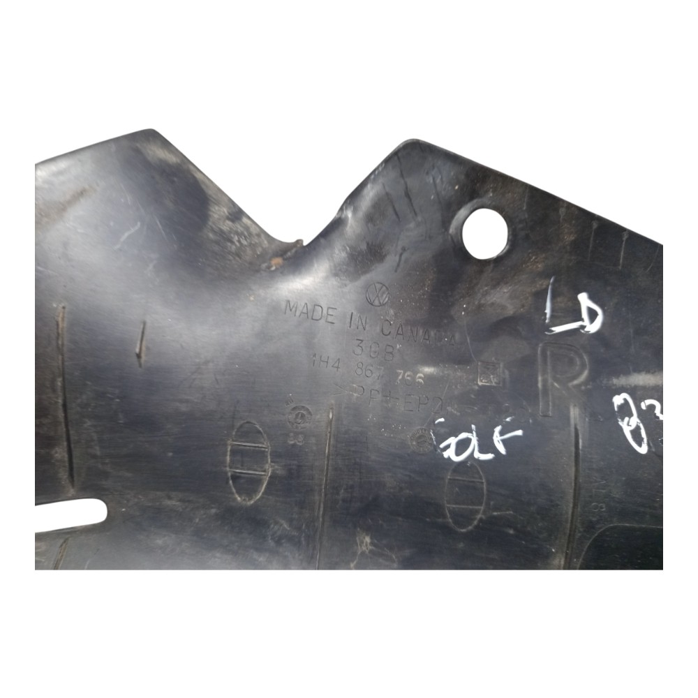 Acabamento Soleira Traseira Direita Vw Golf Mk3 1993 A 1998 Preto 3