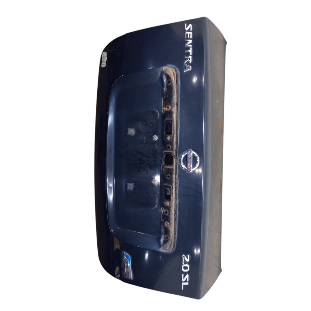 Tampa Traseira Mala Nissan Sentra 2007 2008 2009 A 2012 Azul 2