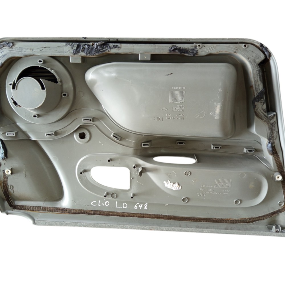 Forro Porta Dianteiro Direito Renault Clio 4p 2004 A 2012 Cinza 2