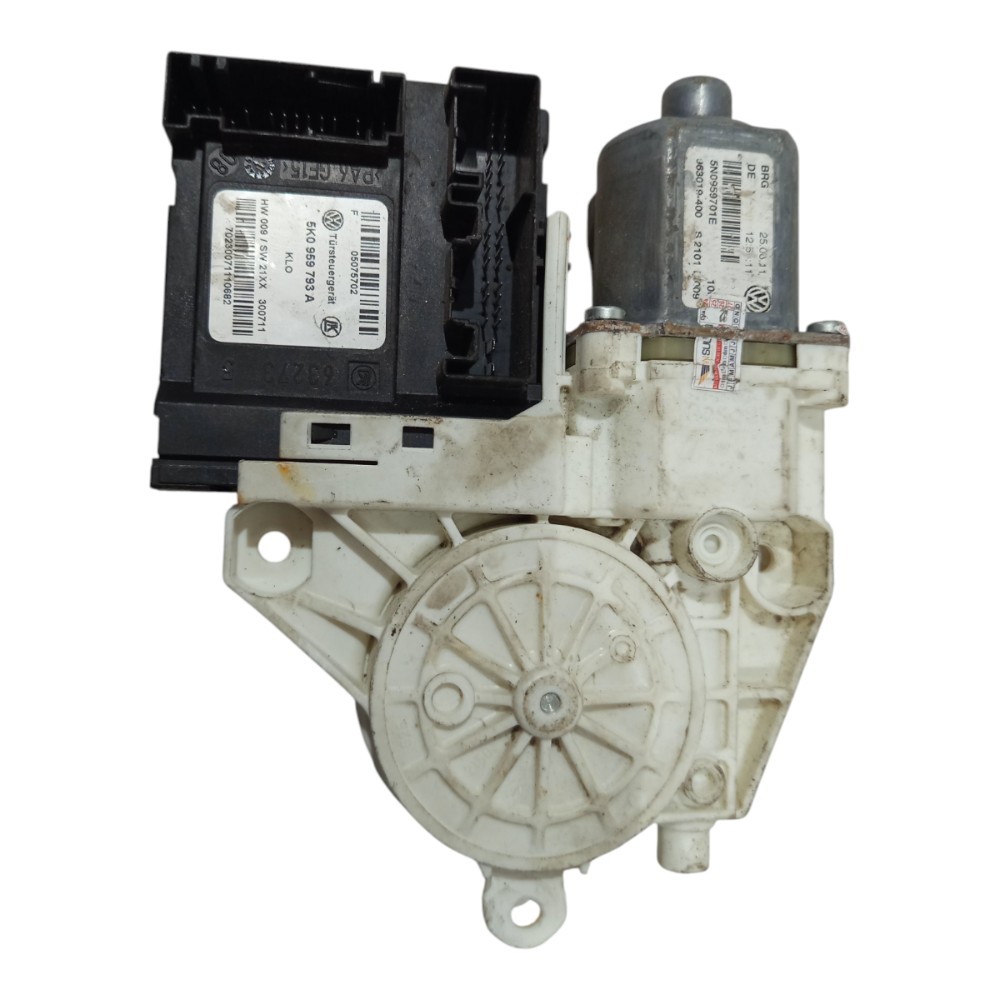 Motor Máquina Vidro Elétrico Diant Le Vw Tiguan 2007 A 2016 5