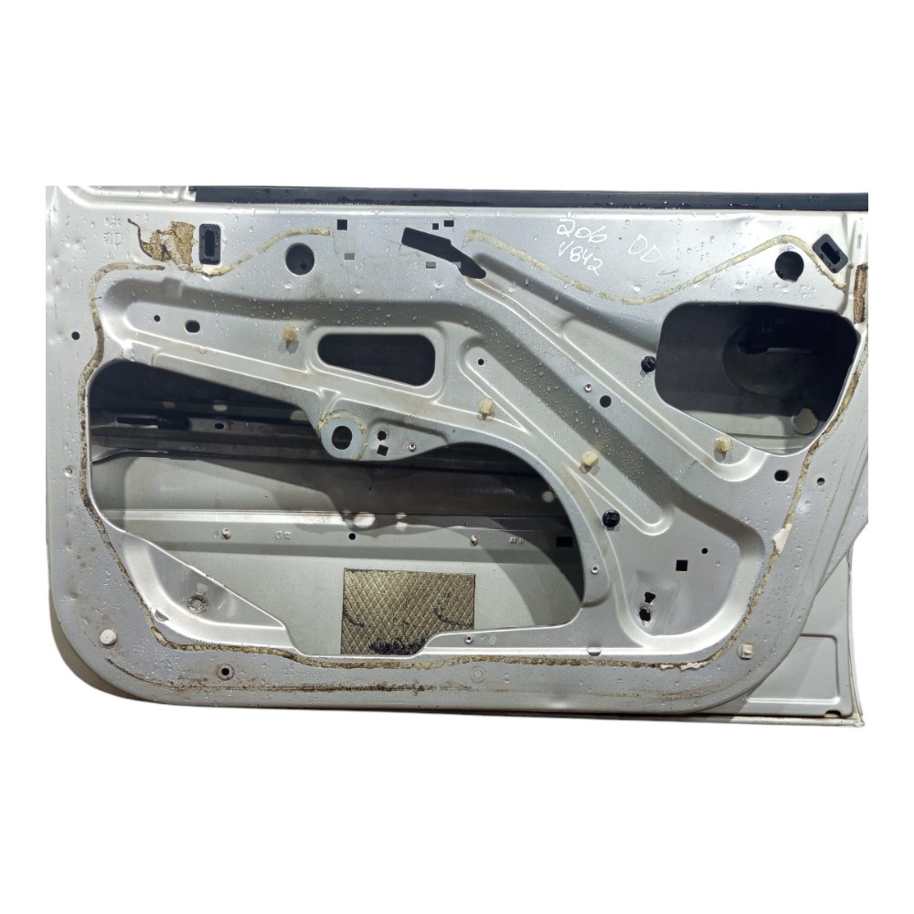 Porta Prata Dianteira Direita Peugeot 206 2001 2002 A 2008 Dianteira Direito Prateado 4