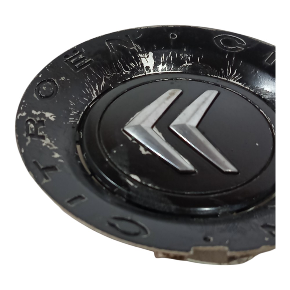 Calota Roda Miolo Citroen C4 Pallas 2003 A 2012 Preto 2