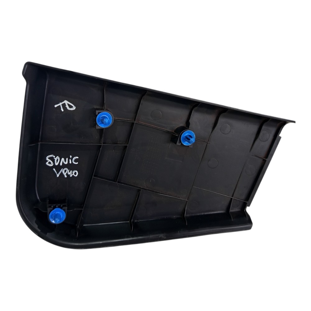 Moldura Porta Interna Traseira Direita Gm Sonic 2012 A 2014 Preto 2