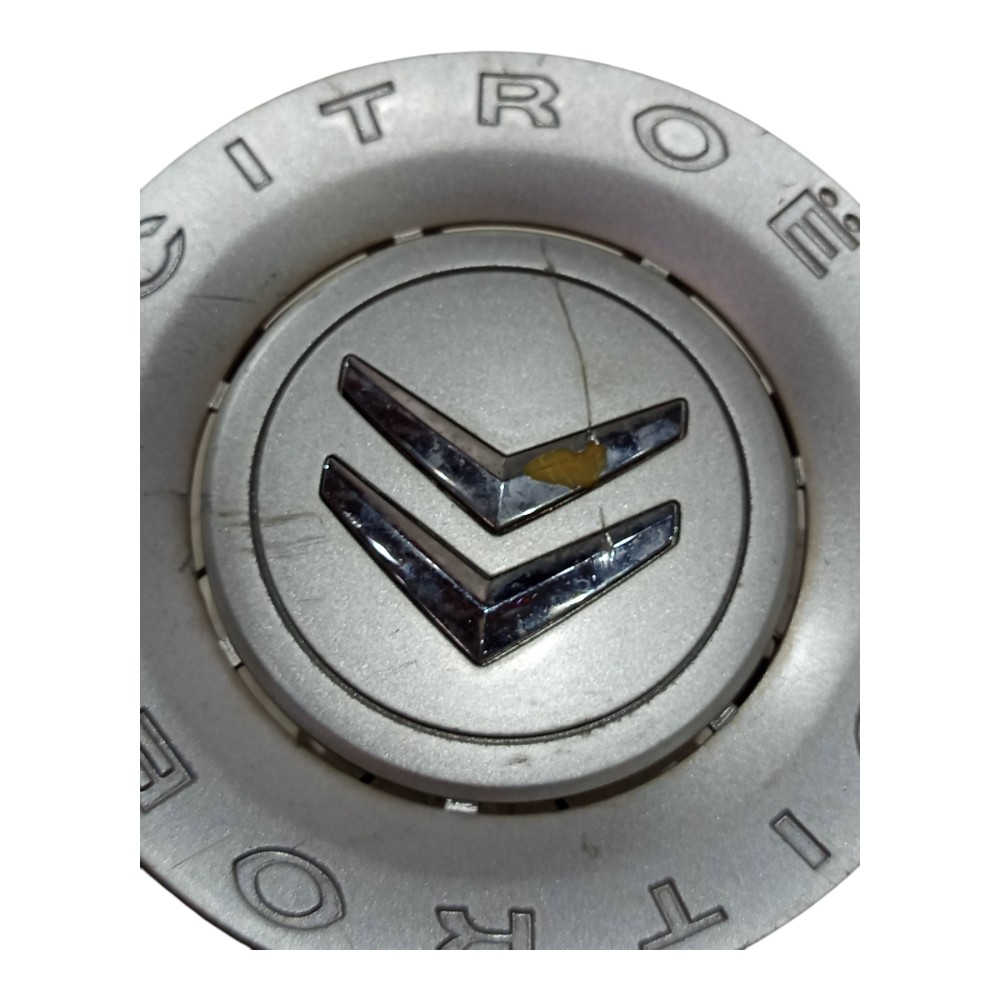Calota Central Roda Citroen C4 Pallas 2007 2008 A 2012 5 Prata 4