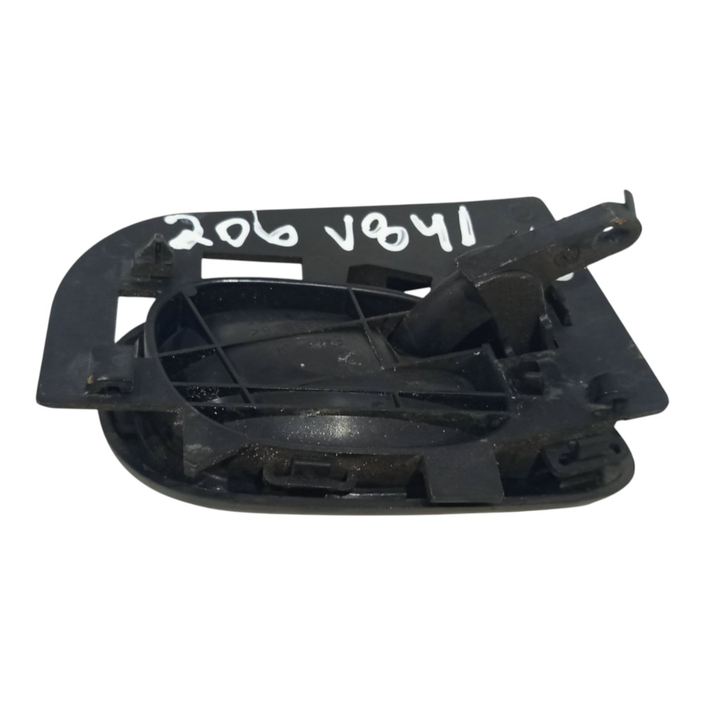 Maçaneta Interna Dianteira Direita Peugeot 206 2001 A 2012 Preto Dianteira 5