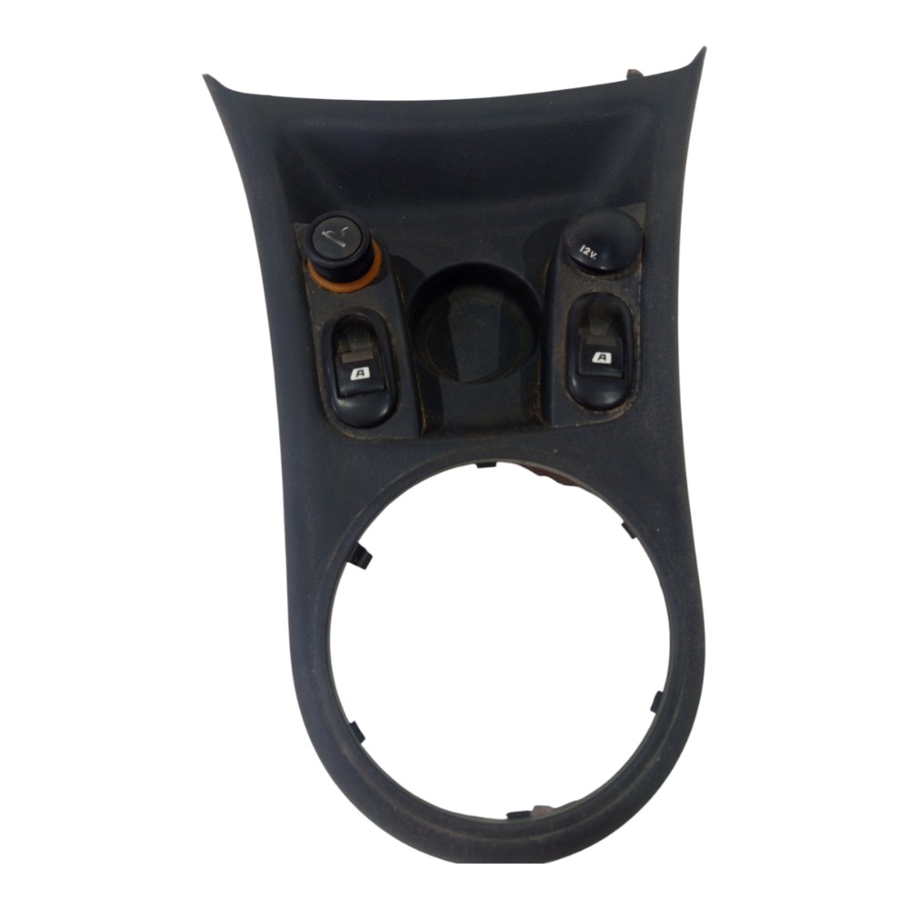 Moldura Console Cambio Comando Vidro Citroen C3 2005 A 2012 1