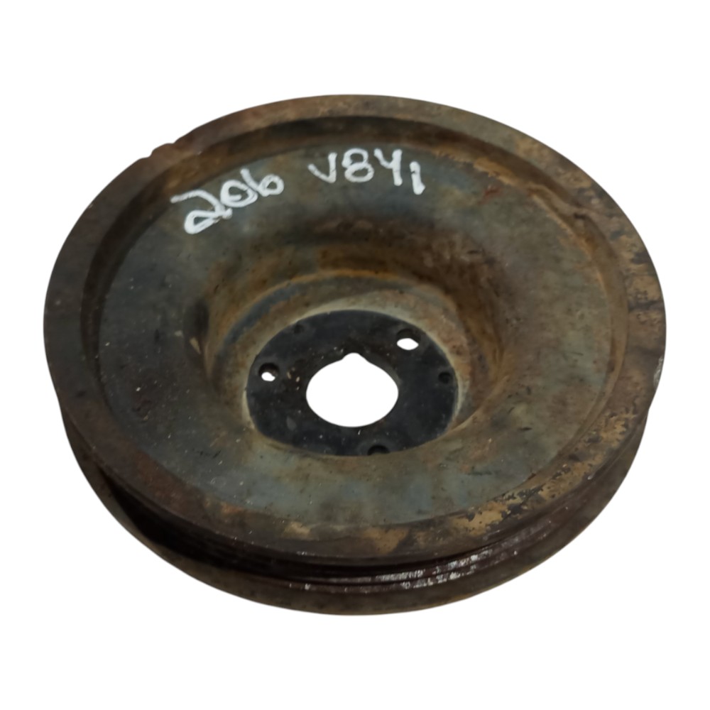 Polia Virabrequim Peugeot 206 1.0 16v 2001 2002 2003 A 2010 6