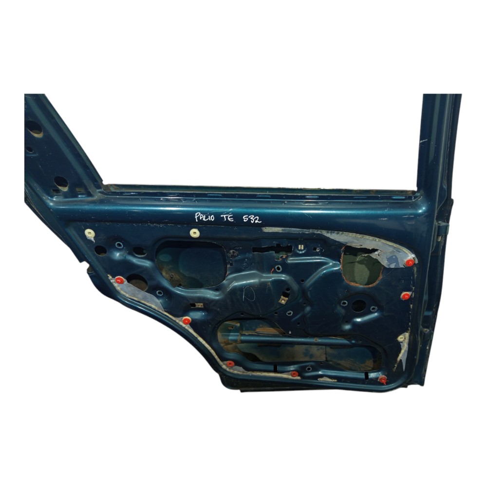 Porta Traseira Esquerda Fiat Palio 1996 1997 1998 A 2000 Traseira Esquerdo Azul 5
