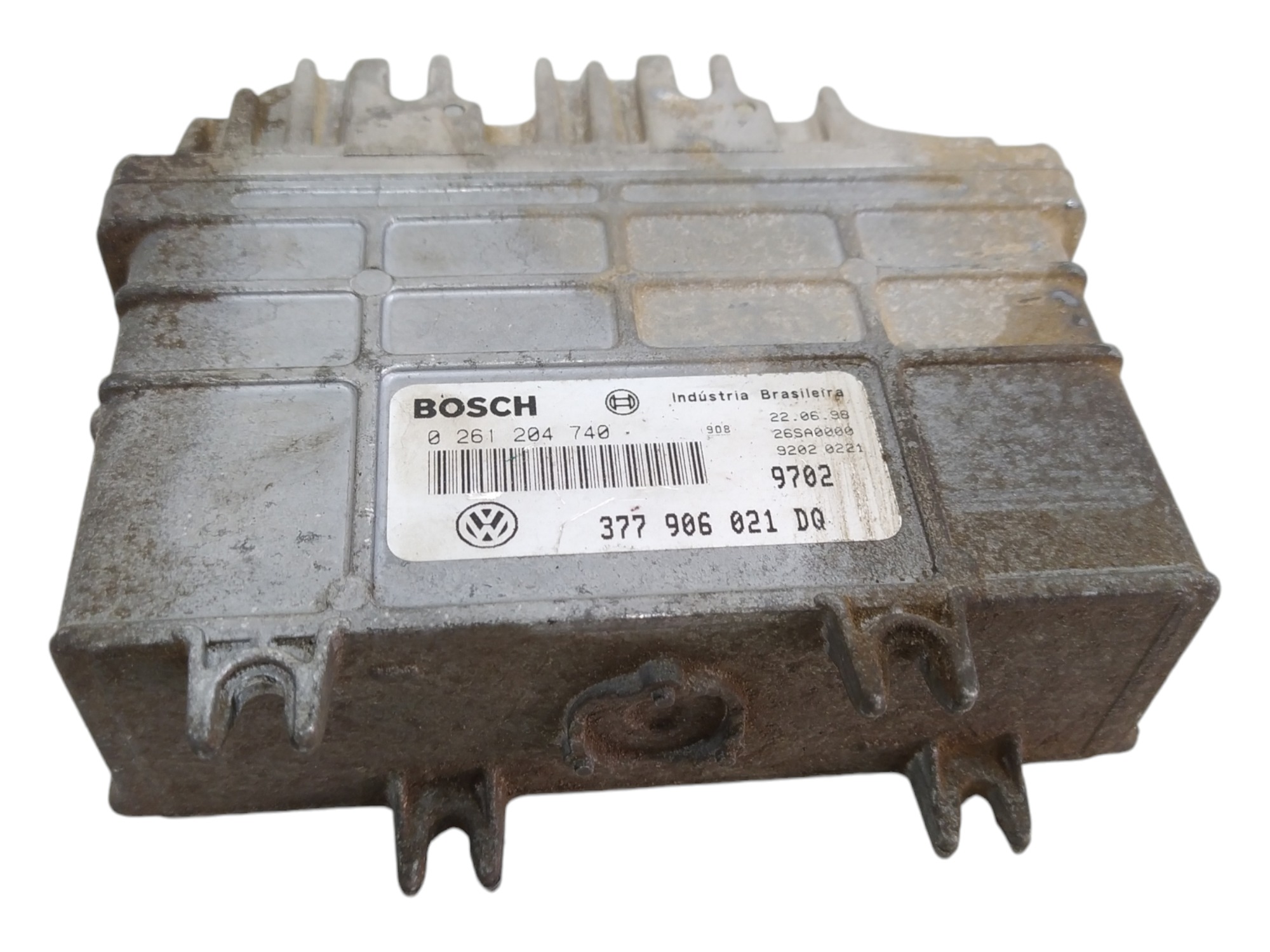 Modulo Injeção Vw Gol G2 1.0 Mi 1997 A 2005 0261204740 Bloq. 6