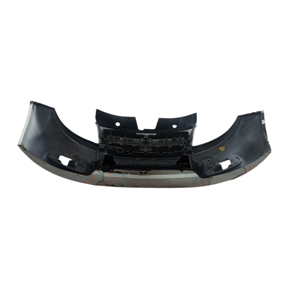 Para-choque Diant Renault Sandero 2012 A 2014 Com Avaria Branco 3