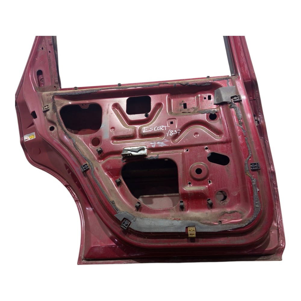 Porta Vermelha Traseira Esquerda Ford Escort 1997 98 A 2002 Traseira Esquerdo Vermelho 9