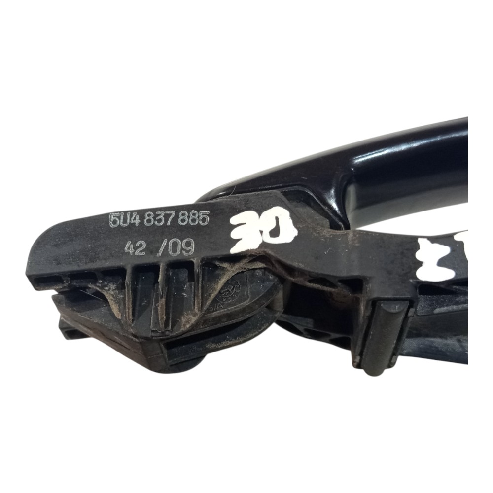 Maçaneta Externa Dianteira Esquerda Vw Voyage G5 2008 A 2012 Preto Dianteira 2