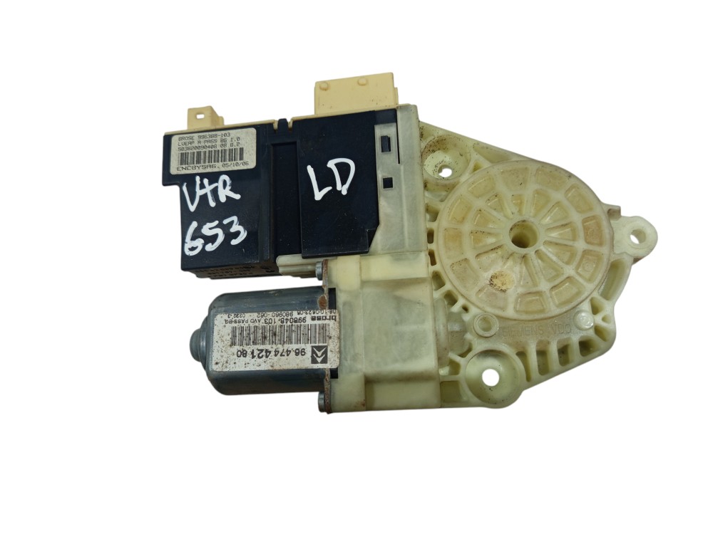 Motor Vidro Dianteiro Direito C4 Vtr 2005 2006 A 2009 6