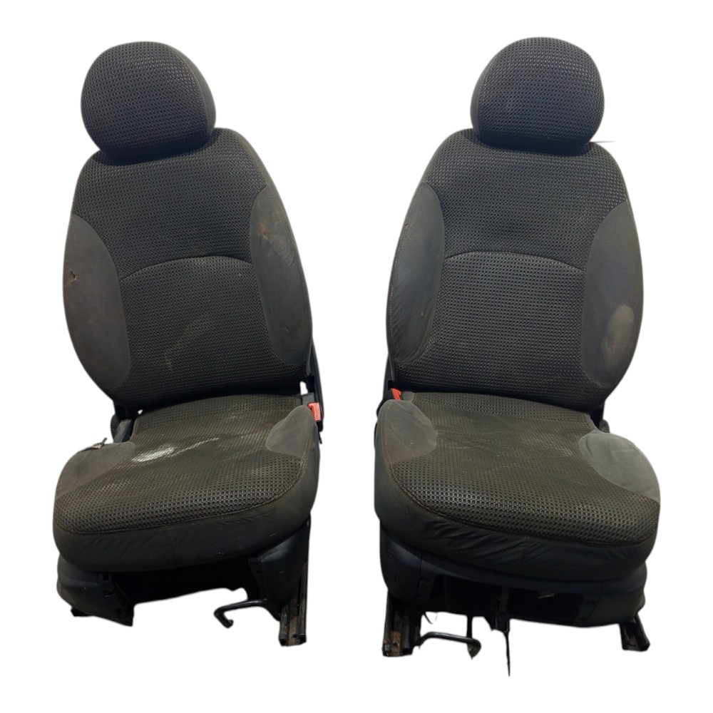 Jogo Banco Tecido Fiat Stilo 2003 2004 2005 2006 2007 A 2008 Preto 2