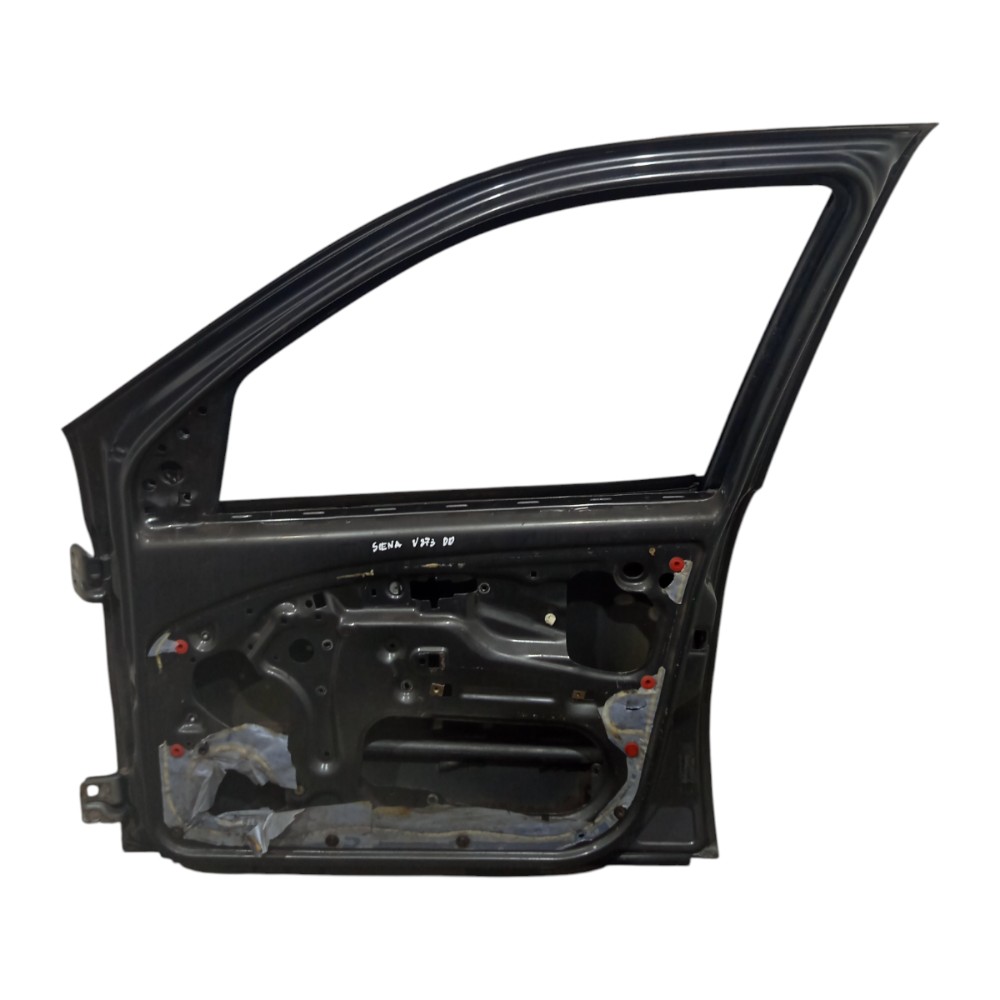 Porta Dianteira Direita Fiat Siena 2001 A 2005 Original Dianteira Direita Cinza 3