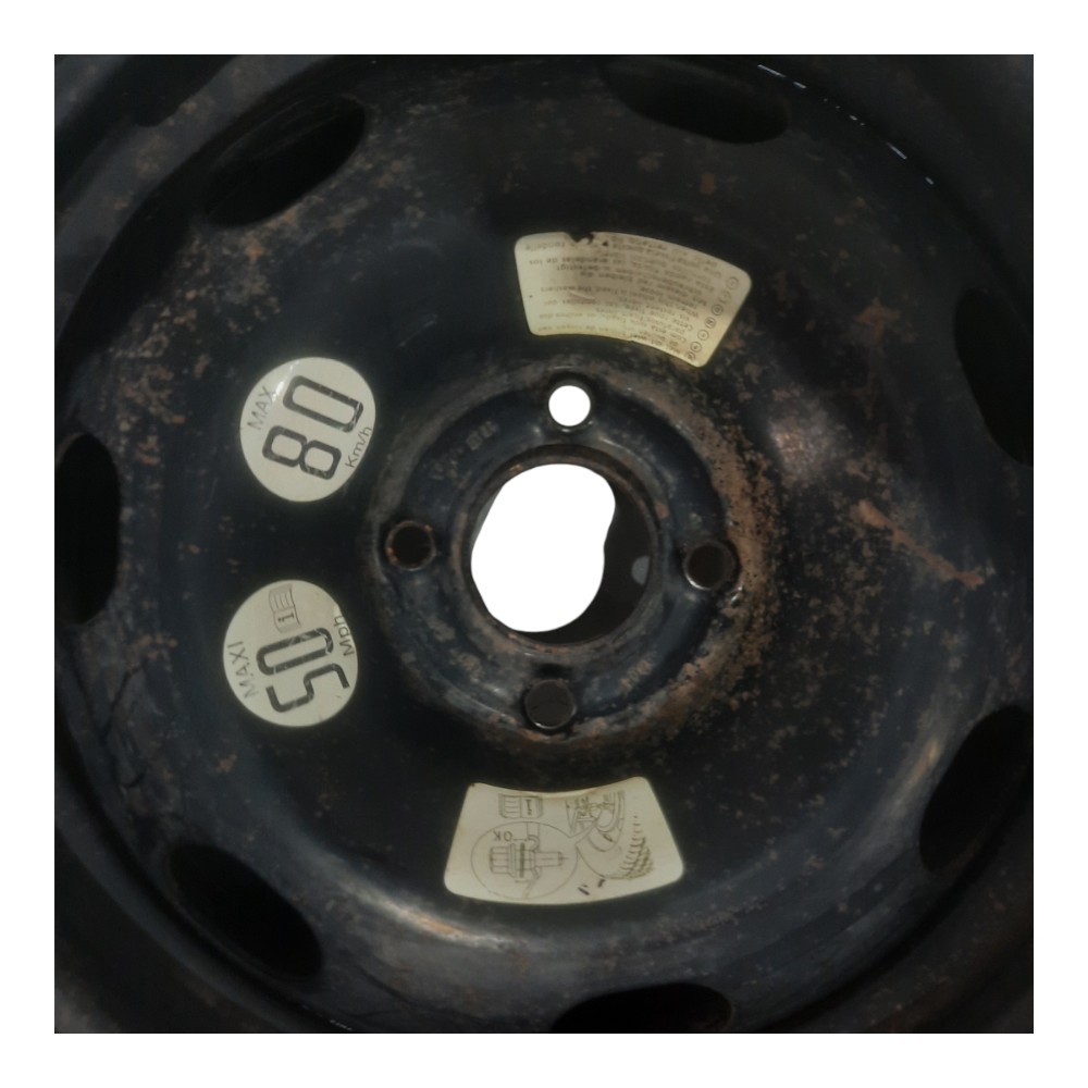 Roda Ferro Aro 15 Estepe Citroen C4 Picasso 2009 A 2014 3