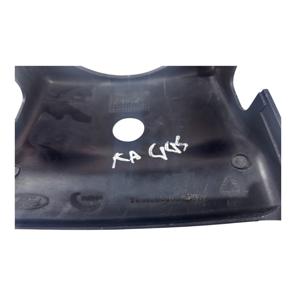 Moldura Superior Chave Seta Direção Ford Ka 2002 2003 A 2013 Preto 5