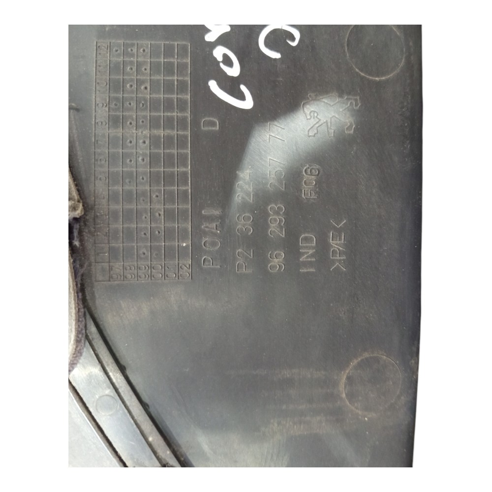 Forro Porta Dianteiro Direiro Sw Peugeot 206 Sw 2002 A 2007 Preto 8
