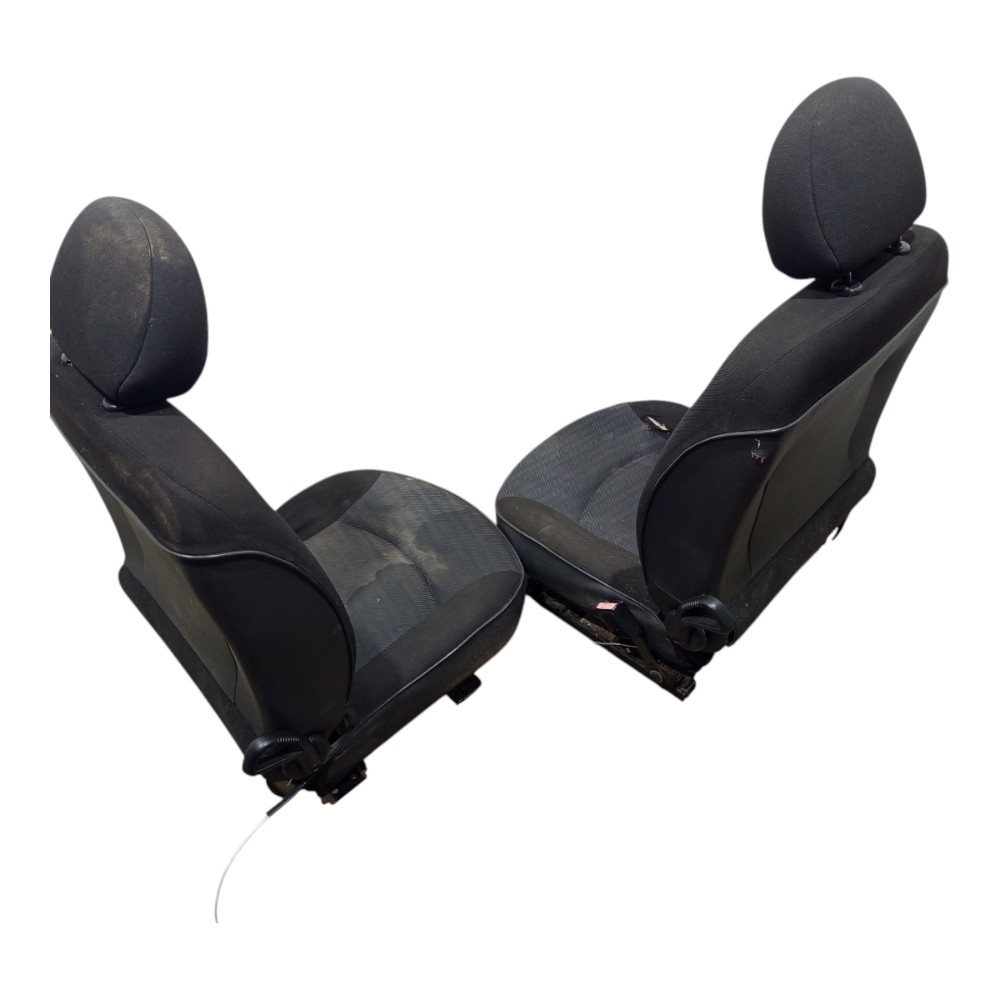 Jogo Banco Dianteiro Traseiro Peugeot 206 2001 A 2010 Detalh Preto 5